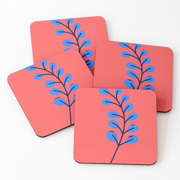 Item preview, Blue Red Leaf -3 designed and sold by downtowndarby.
