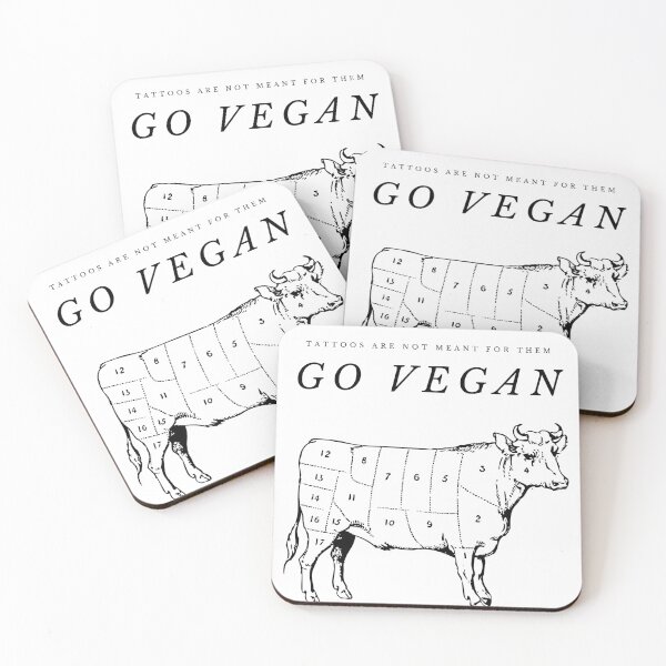 Item preview, Go vegan - cow designed and sold by zzille.
