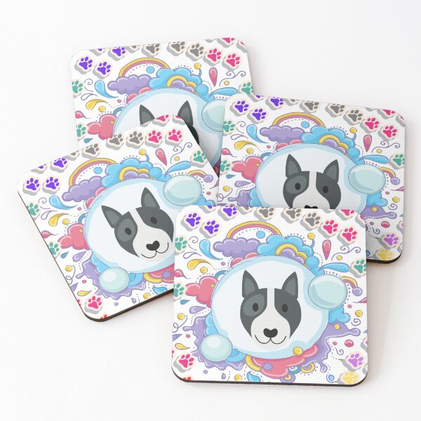 Item preview, Rainbow Dog Paw Print designed and sold by dogcuddleralert.