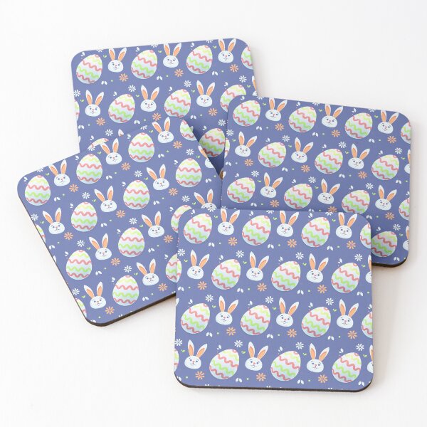 Item preview, Easter bunnies and eggs pattern  designed and sold by zouhairchnafa.
