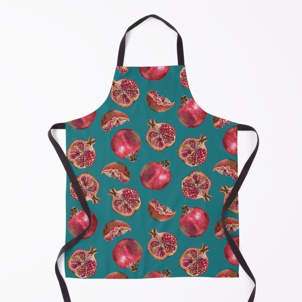 Item preview, Pomegranates on turquoise designed and sold by gsm-print772.