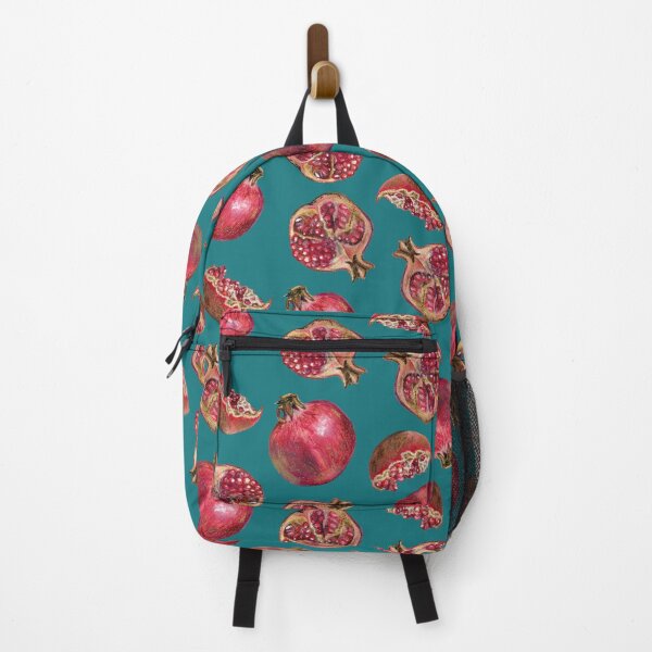 Item preview, Pomegranates on turquoise designed and sold by gsm-print772.