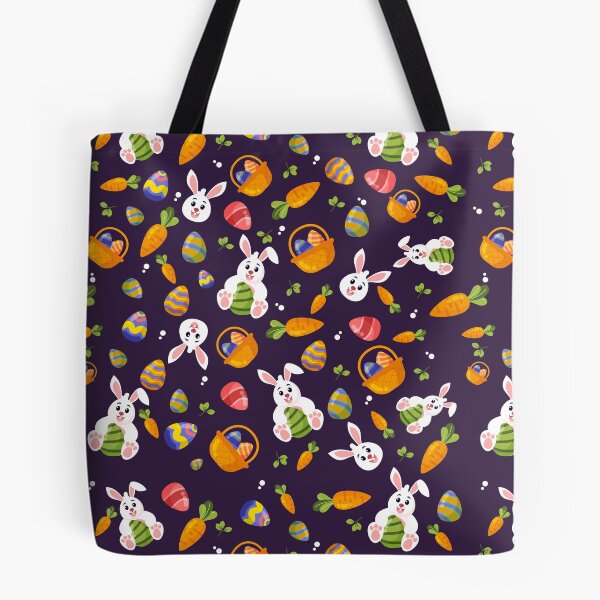 Item preview, Easter bunnies and eggs pattern  designed and sold by zouhairchnafa.