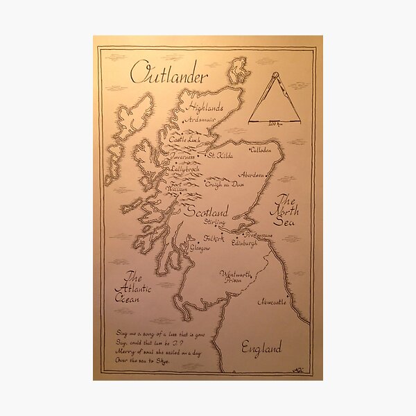 Item preview, Outlander Maps designed and sold by LT646.