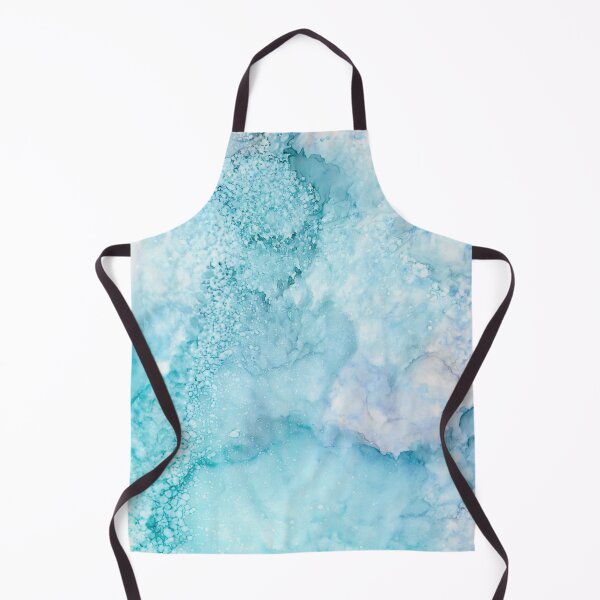 Artikelvorschau, Seafoam Abstract, Teal und White entworfen und verkauft von turbandiva.