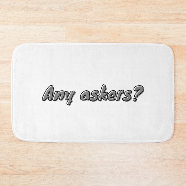 Item preview, Any askers black and gray designed and sold by DesignsVault.