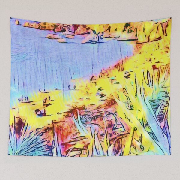 Item preview, Beach landscape painting. designed and sold by Rui Valverde.