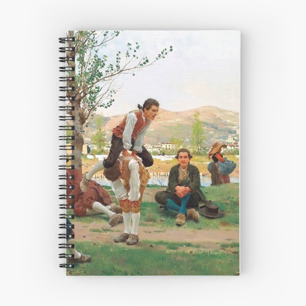 Item preview, A Game of Leapfrog - Raffaello Sorbi - 1887 designed and sold by CJET.