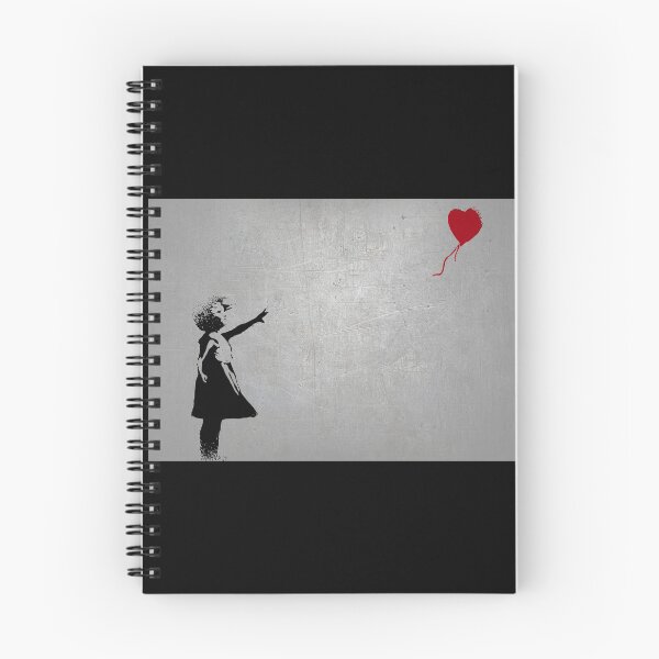 Item preview, BANKSY STENCIL STYLE URBAN GRAFFITI SPRAY PAINT GIRL WITH BALLOON METCALLIC LANDSCAPE designed and sold by kwiebe34.