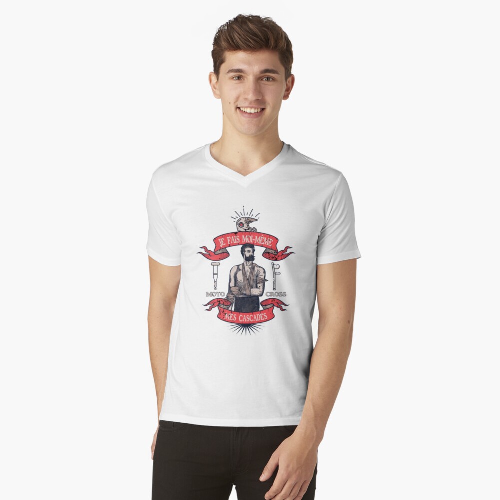 Aperçu de l'œuvre T-shirt col V créée et vendue par marzun.