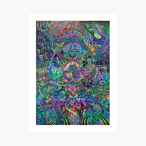 Time Temple Art Print