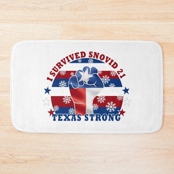 Item preview, I Survived Snovid21 winter storm Texas strong flag 2021 designed and sold by steven8899.