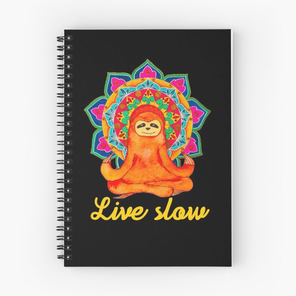 Item preview, Live Slow- Sloth Baba designed and sold by DizaArts.