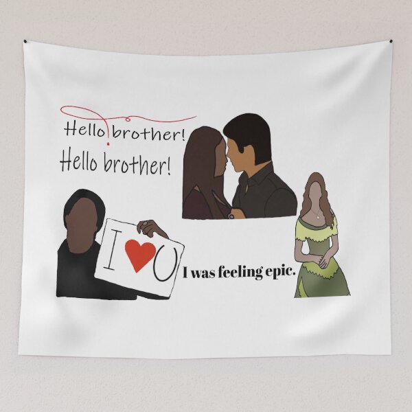 Item preview, "Hello brother", Damon Salvatore, Delena, "I was feeling epic", Katherine Pierce designed and sold by TheBayanShop.