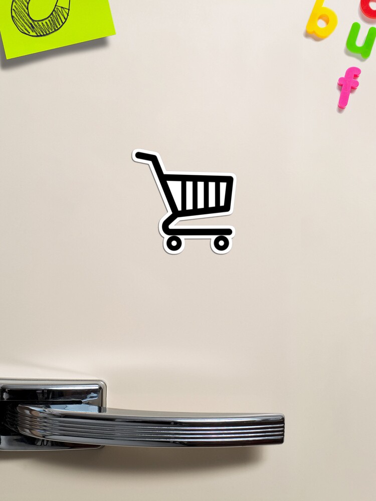 Icon Design Shopping Cart Sticker for Sale by 2vape