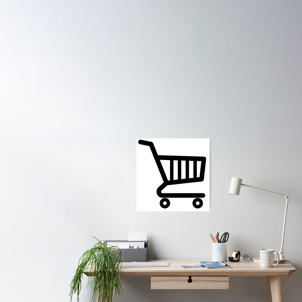 Icon Design Shopping Cart Sticker for Sale by 2vape