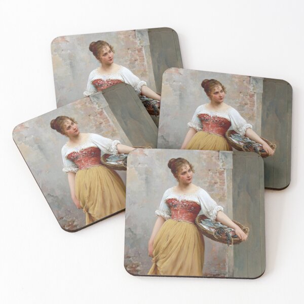 Item preview, A Good Catch - Eugen Von Blaas - 1894 designed and sold by CJET.