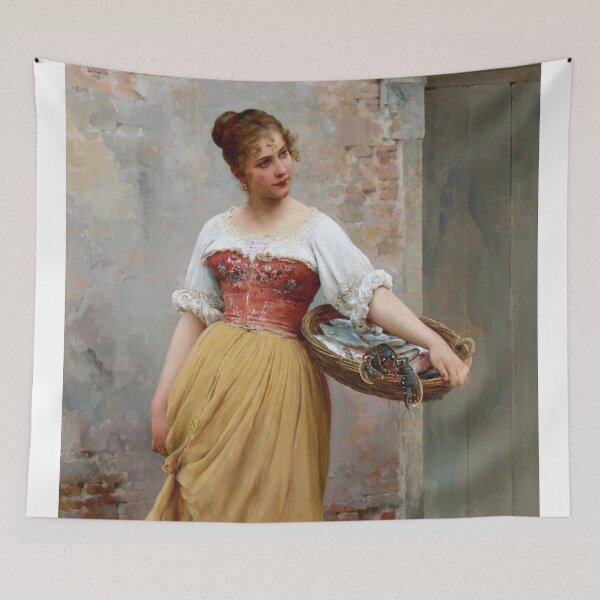 Item preview, A Good Catch - Eugen Von Blaas - 1894 designed and sold by CJET.