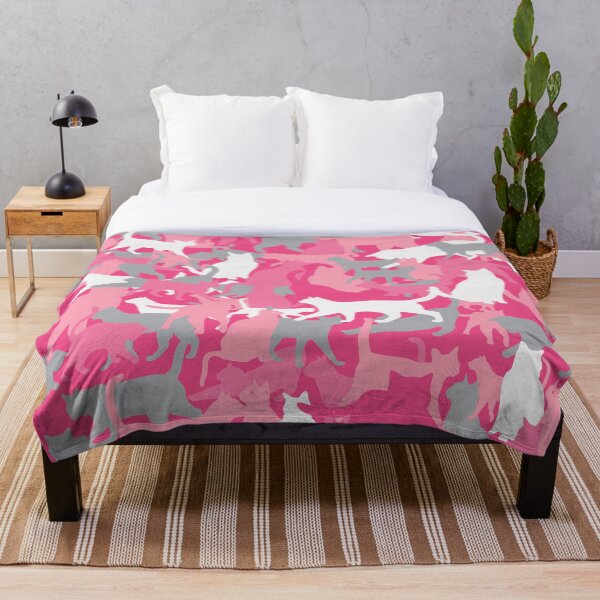 Item preview, Cat Camouflage in Pink designed and sold by SusanaDesigns.