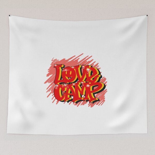 Item preview, Love Camp Red & Gold designed and sold by StaceyZ.