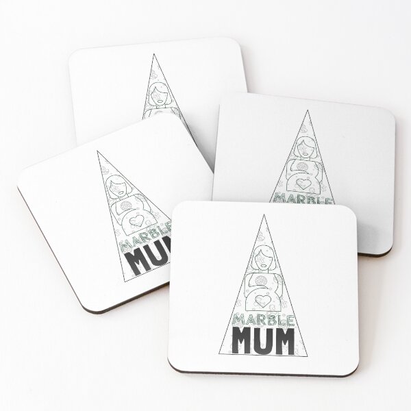 Item preview, Pregnant women with humor Marble Mum for becoming mothers designed and sold by emm-j.