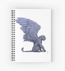 Winged Lioness Spiral Notebook