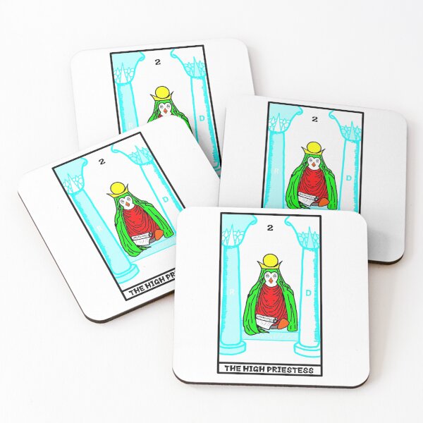Item preview, The Penguins Tarot The High Priestess  designed and sold by thepenguinscomx.