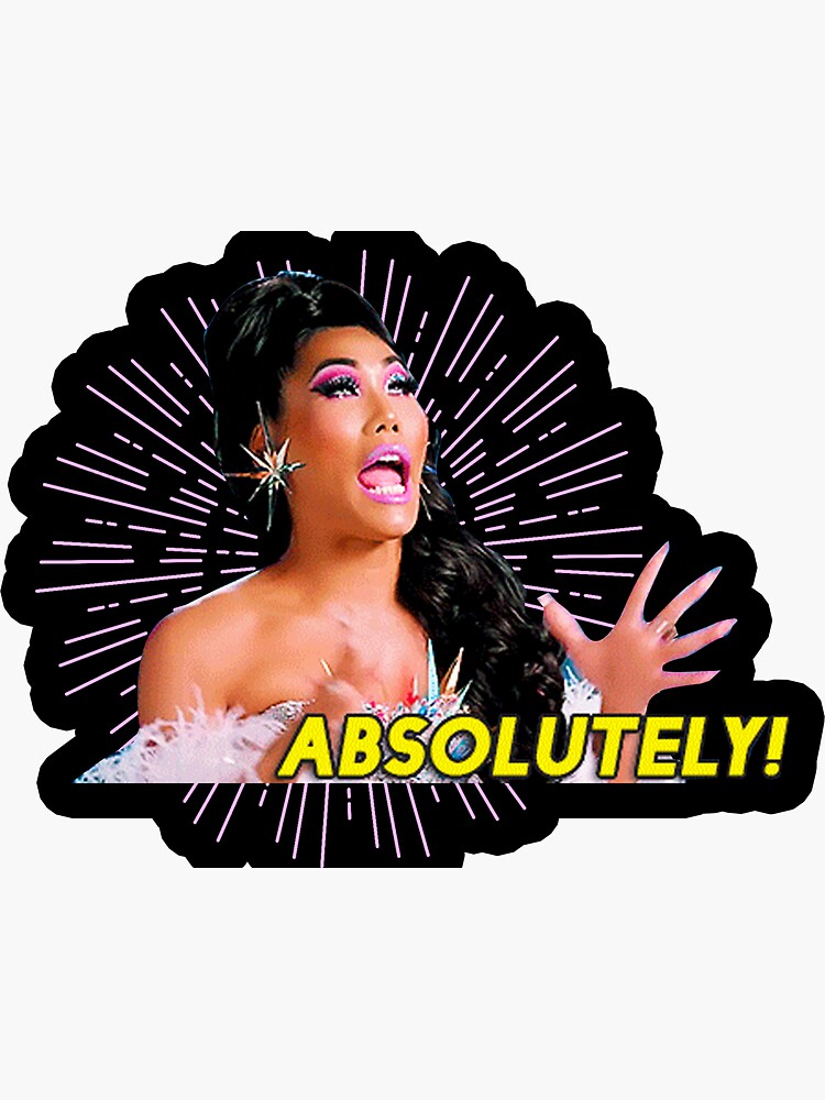 "ABSOLUTELY! Gia Gunn Rupauls Drag Race Season 6" Sticker for Sale