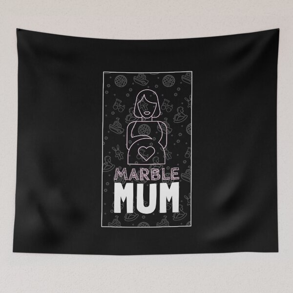 Item preview, Pregnant women with humor Marble Mum for becoming mothers designed and sold by emm-j.