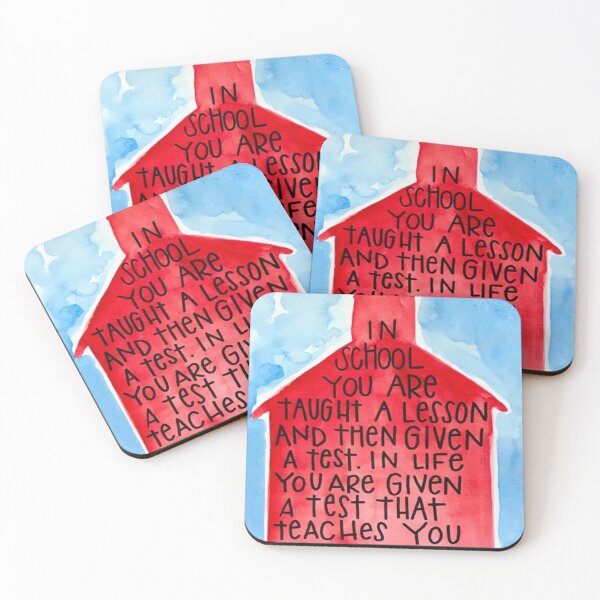 Item preview, School vs life designed and sold by Kiersten Short.