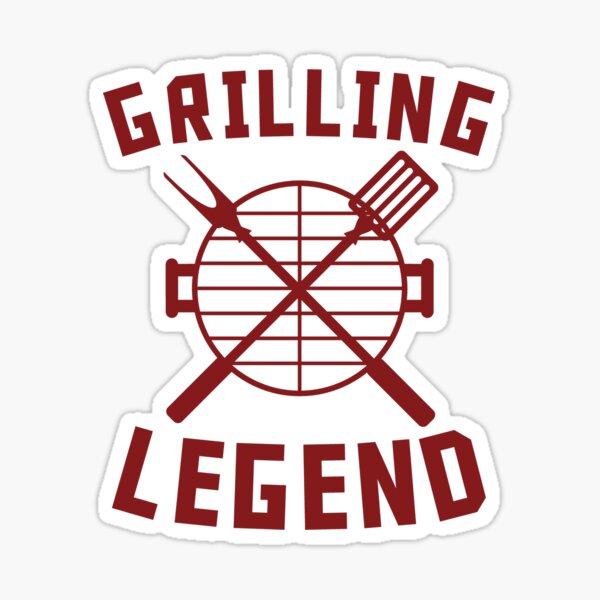 Grilling Legend Sticker