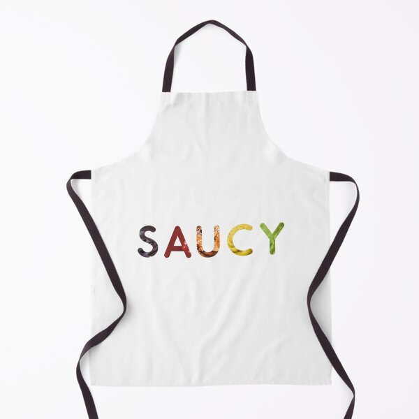 Item preview, SAUCY logo with five different sauces and/or dips designed and sold by Floramisu.