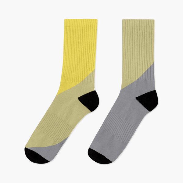 Item preview, Grey Yellow Green Line Design Solid Colors 2021 Color of the Years and Accent Hue designed and sold by ColorOfTheYears.