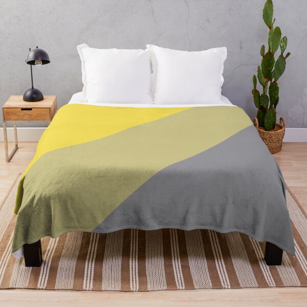Item preview, Grey Yellow Green Line Design Solid Colors 2021 Color of the Years and Accent Hue designed and sold by ColorOfTheYears.