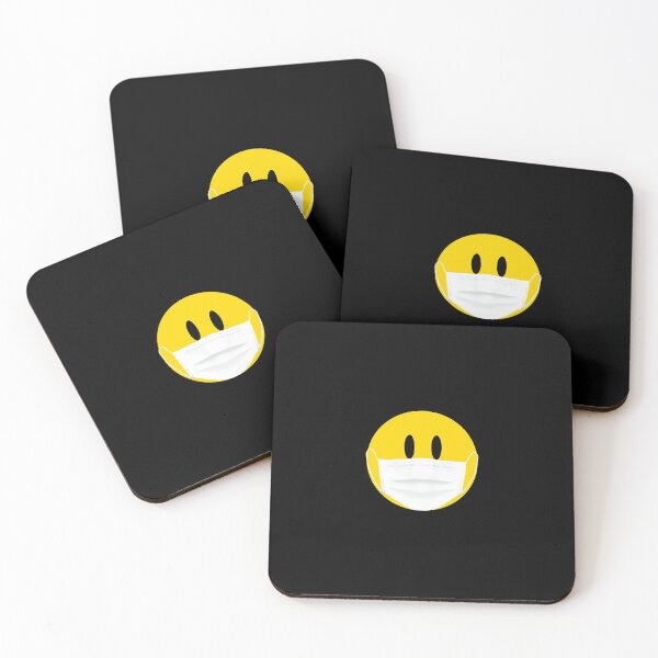 Item preview, Small Smiling Under Mask | Happy Face | Black |  designed and sold by HappyFaceCo.
