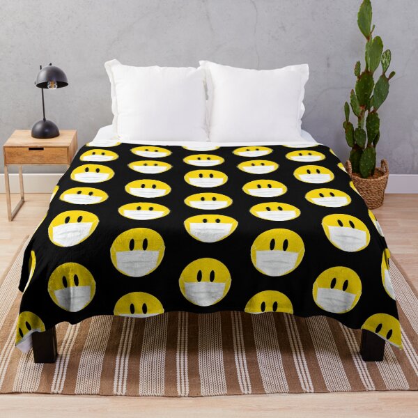 Item preview, Small Smiling Under Mask | Happy Face | Black | designed and sold by HappyFaceCo.