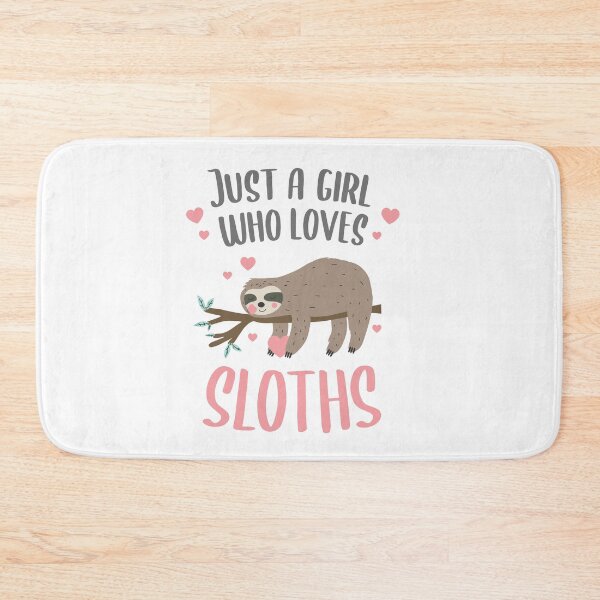 Item preview, Just a Girl Who Loves Sloths Gift Girl designed and sold by CG Studio.