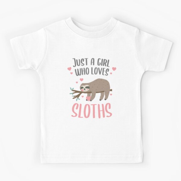 Item preview, Just a Girl Who Loves Sloths Gift Girl designed and sold by CG Studio.