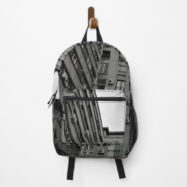 Item preview, Black and White Apartment Building designed and sold by HugsAndSnacks.
