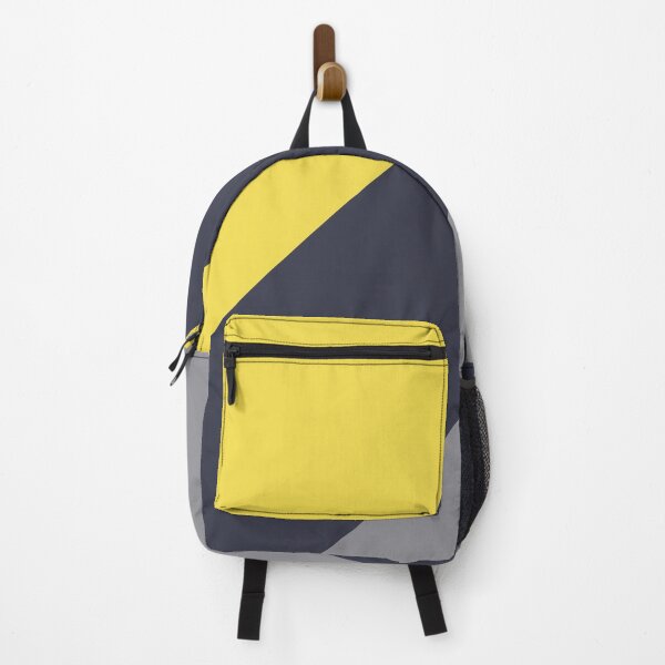 Item preview, Grey Yellow Navy Line Design Solid Colors 2021 Color of the Years and Accent Hue designed and sold by ColorOfTheYears.