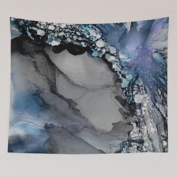 Item preview, Gray and Purple Landslide Abstract, Pebble and Stone Pattern designed and sold by turbandiva.