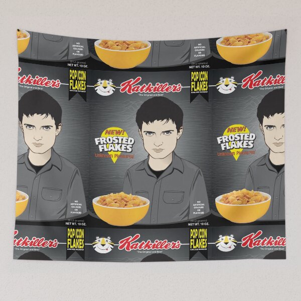 Item preview, CORN FLAKES UNKNOWN PLEASURES  designed and sold by katkillertoys.