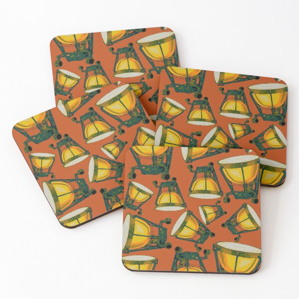 Item preview, Timpani Musical Instrument Pattern Orange designed and sold by jasmijndeklerk.