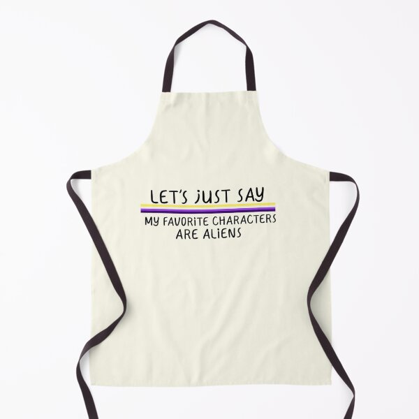 Item preview, "Let's Just Say My Favorite Characters Are Aliens" Subtle Nonbinary Pride  designed and sold by ForTheFrogWar.
