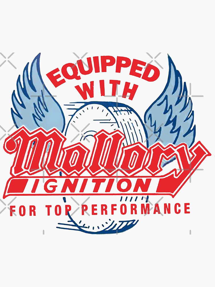 "Mallory Ignition" Sticker for Sale by Retrorockit Redbubble
