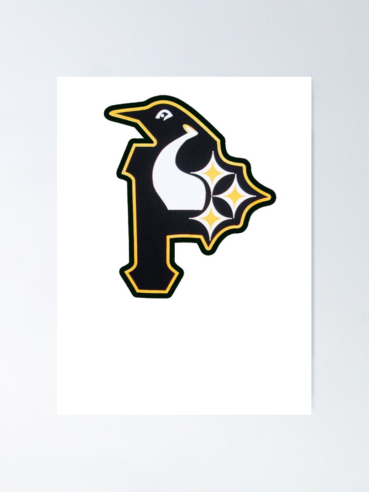 Pittsburgh Sports Teams In Front of Skyline Poster, Pittsburgh Steelers,  Pittsburgh Pirates, Pittsburgh Penguins Art