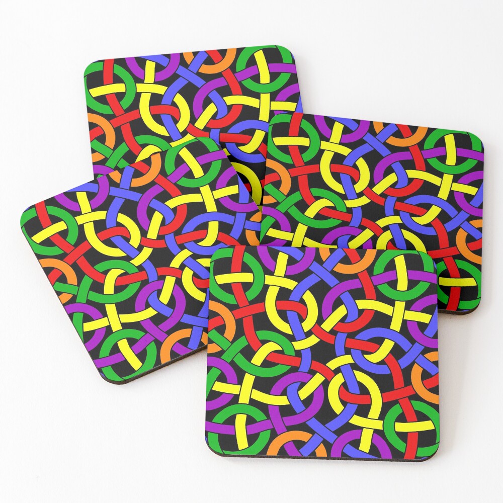 Item preview, Coasters (Set of 4) designed and sold by rainbowarray.