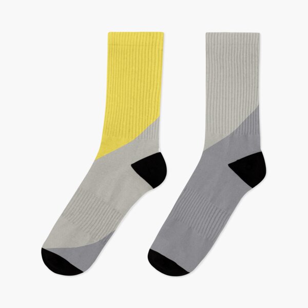 Item preview, Grey and Yellow Line Design Solid Colors 2021 Color of the Years and Accent Hue designed and sold by ColorOfTheYears.