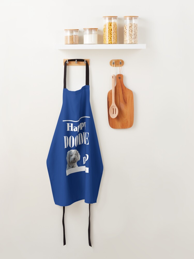 Alternate view of Happy Doodle Dad Apron