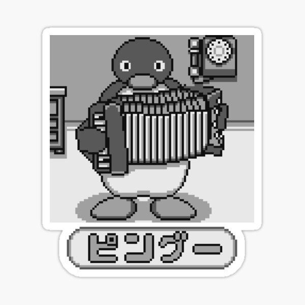 Vista previa del artículo con la obra «Pingu», diseñado y vendido por PixelRestored.